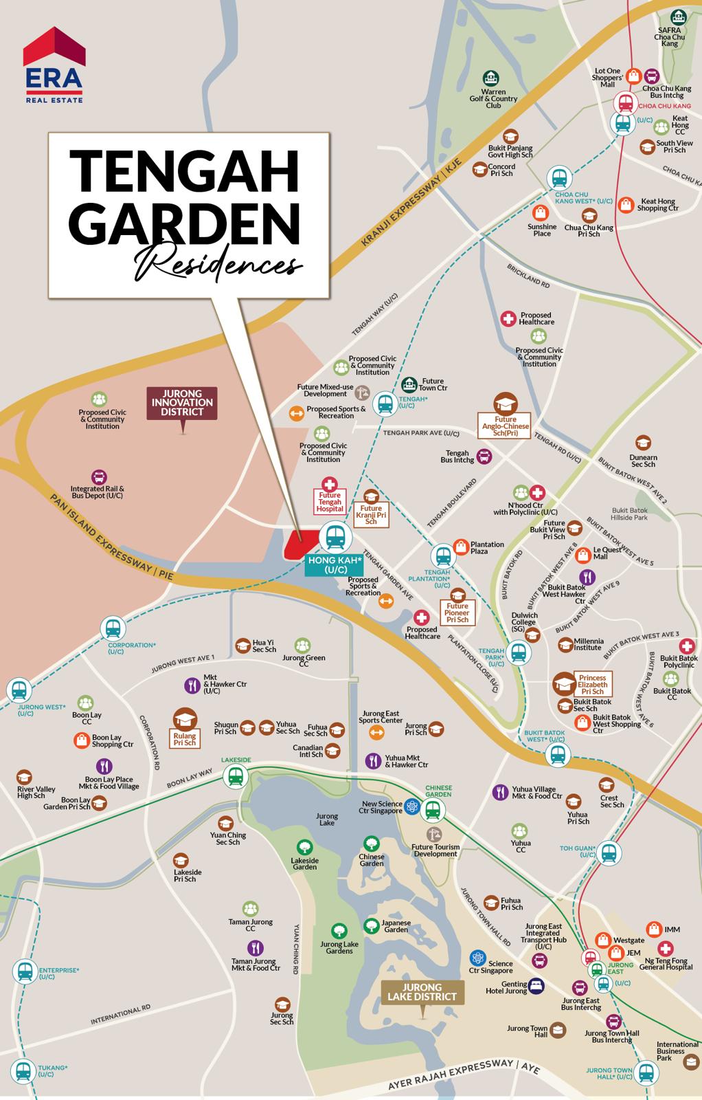 Tengah Garden Residences Location Map
